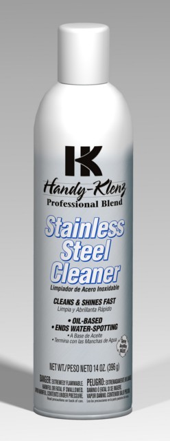 * Handy Klenz Stainless Steel Cleaner 14OZ 12CANS/CASE