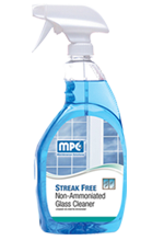 *Streak Free Non-Ammoniated  Glass Cleaner 12QUARTS/CASE
