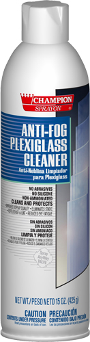 Anti-Fog Plexiglass Cleaner 12EA/CS