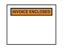 Invoice Enclosed Envelope 4.5&quot;x5.5&quot; Top Print