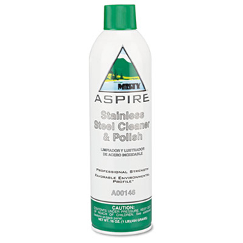 Aspire Stainless Steel Cleaner &amp; Polish, Lemon Scent