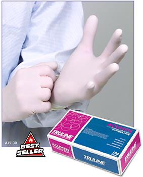 TruLine Acumen Latex Glove Disposable Powder Free Large
