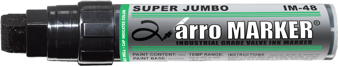Arro Marker Super Jumbo IM-48 Black 6EA/BOX 12BOX/CASE