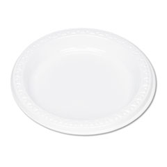 6&quot; White Plastic Dinnerware Plate 1M/CS