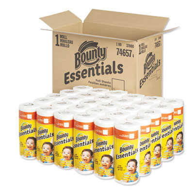 Bounty Essentials Roll Towel  Select-A-Size, 108SHTS/ROLL,