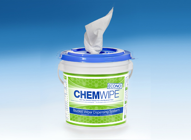 ECONO 180-1B Chem Wipes 6&quot;x12&quot;  180SHEETS/ROLL 6ROLLS/CASE w/1 