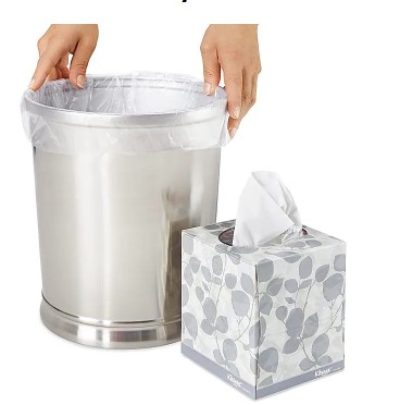 Liner Hi-D 17&quot;x18&quot; Clear 8Gal 8MIC On Rolls