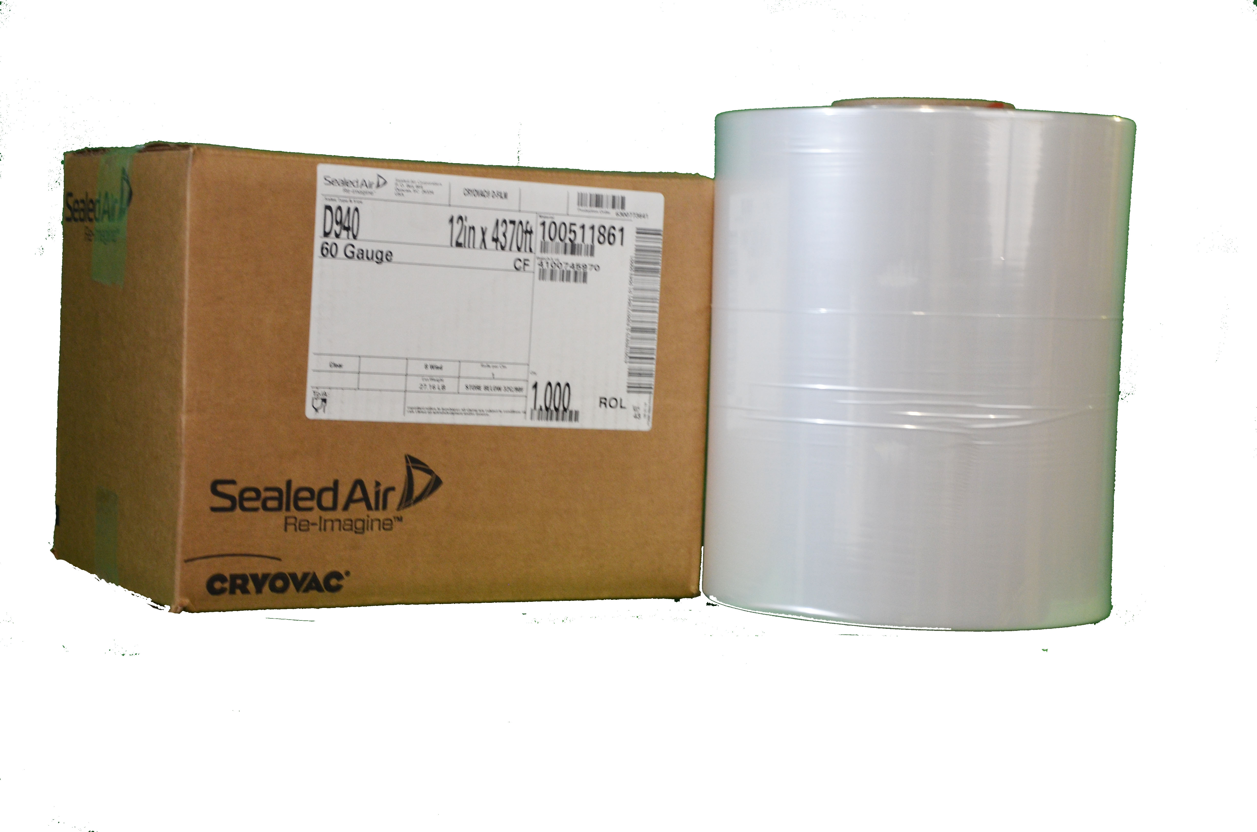 *Shrink Film Cryovac D940 12x4370 60Gauge CF