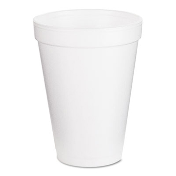Dart 12J12 12OZ Foam Cup 1000/CASE