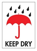 Keep Dry Labels, 3&quot;x4&quot;,  500/ROLL