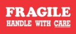 1.5&quot;x4&quot; Fragile Label 500/ROLL