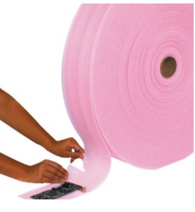 1/4&quot; 24&quot;x250&#39; Anti-Static Air  Foam Rolls, Perf 12&quot;, 3RL/BD