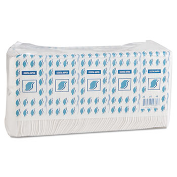 Cocktail Napkins 9&quot;x9&quot; 1ply White 4000/CASE