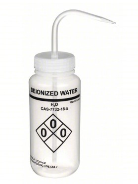 Wash Bottle: 16 fl oz Capacity  - oz, 500 mL Capacity - mL, 