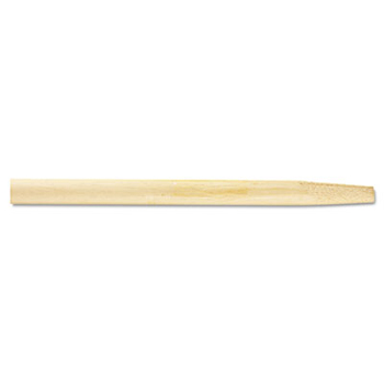 Tapered End Broom Handle, Lacquered Hardwood, 1 1/8 dia