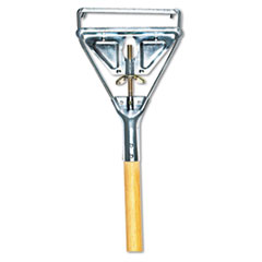 Quick Change Mop Handle #605 63&quot; Wood Handle w/Wing Nut