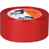 SHURTAPE HP200 C/S Tape-Red  48MMx100M 36ROLLS/CASE 