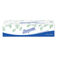 KIMBERLY CLARK #21340 Facial Tissue, 2-Ply, White, 