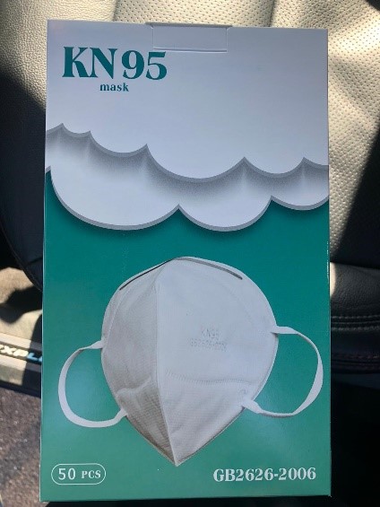 Product SZN-KN95MASK: KN95 Disposable Particulate Masks (Non Medical Use) 20/BOX