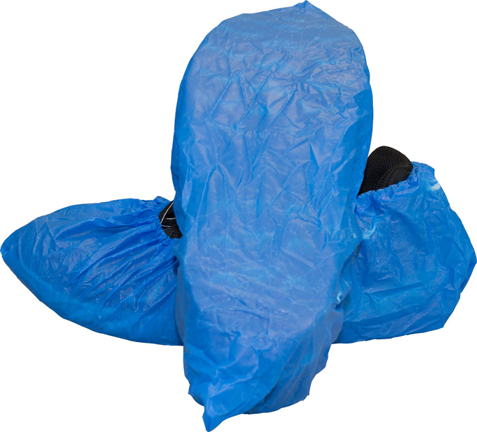 Shoe Covers Polyethylene, Blue X-LARGE 300/CASE 