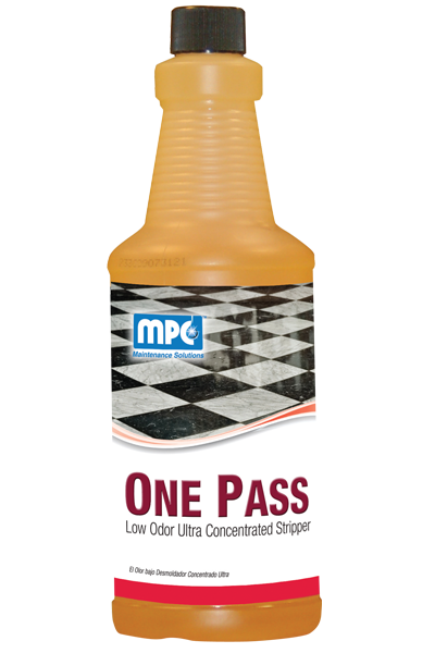 *One Pass Low Odor Ultra Concentrated Floor Stripper