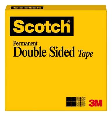 #665 Double Coated Tape Transparent 1/2&quot;x36YD 72RL/CS