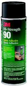 3M Hi-Strength 90 Spray Adhesive Clear, Net Wt 24oz