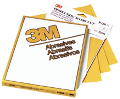 3M Production Resinite Gold Sheet - 9&quot;x11&quot; - P220A - 50