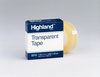 Highland Transparent Tape 5910 Boxed 3/4&quot;x36YD