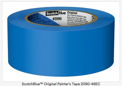3M Painters Masking Tape-Blue 48MMx54.8M 18ROLLS/CASE