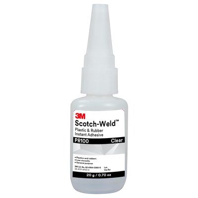 3M PR-100 Scotch Weld Plastic &amp; Rubber Instant Adhesive 20g