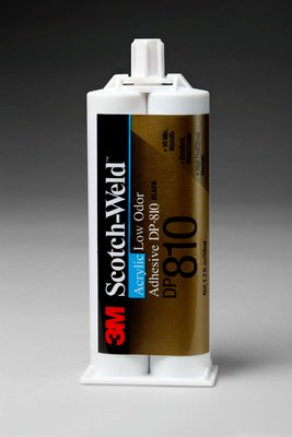 Adhesive DP810 Tan Low Odor Acrylic 1.69OZ 12EA/CS