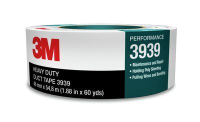 3M™ Heavy Duty Duct Tape 3939, Silver, 48MMx54.8M,
