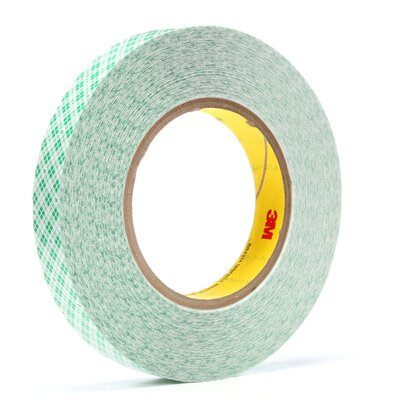 3M Double Coated Film Tape, 9589 White, 3/4 in x 36 yd, 9