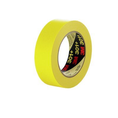 3M(TM) Performance Yellow Masking Tape 301+ 24MMx55M
