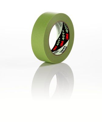 3M High Performance Green Masking Tape 401+, 12 mm x 55m 