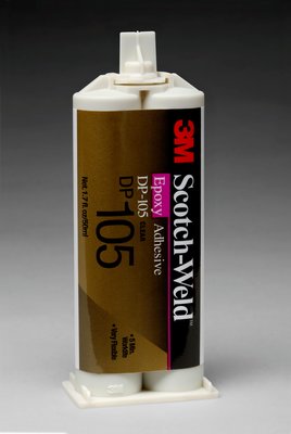 3M Scotch-Weld Epoxy Adhesive DP105 Clear 1.7OZ 12EA/CS