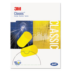 E-A-R Classic Small Earplugs  in Pillow Packs, Cordless, PVC 