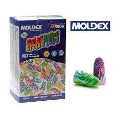 Moldex SparkPlugs Foam Earplugs Uncorded 33NRR