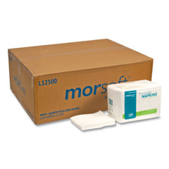 Morsoft 1/4 Fold Lunch  Napkins, 1 Ply, 11.8&quot; x 11.8&quot;, 