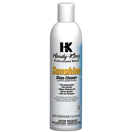 Handy Klenz Sunshine Glass Cleaner 18OZ Aerosol Can