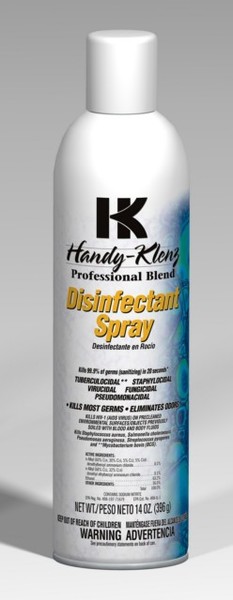 *Handy Klenz Spray Disinfectant