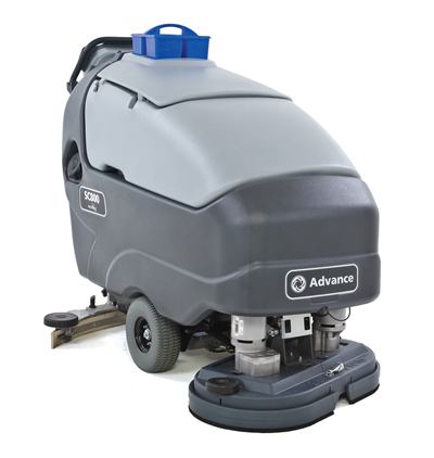 Advance SC800 Cylindrical Walk  Behind Scrubber With Eco Flex,