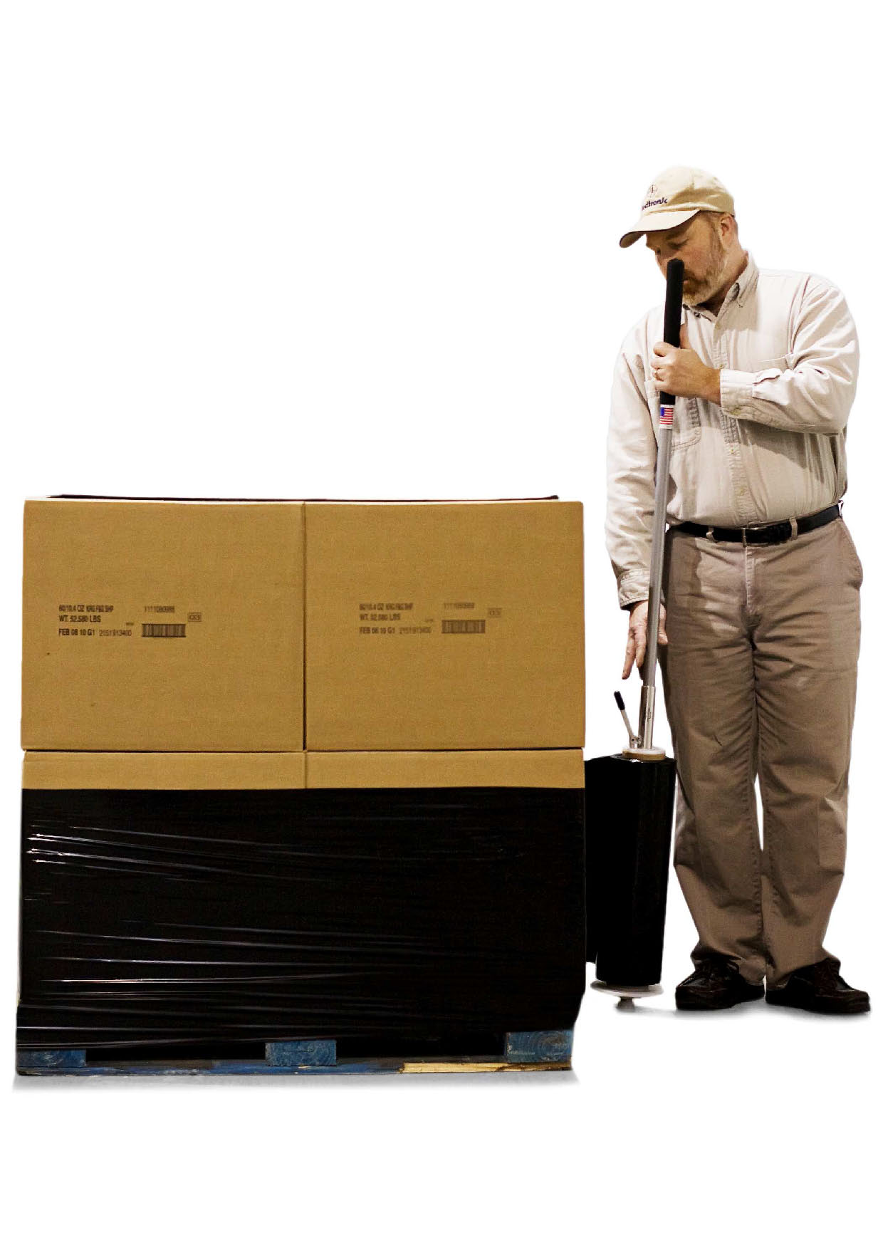 Nelson Stretch Wrap Dispenser 3&quot; Core