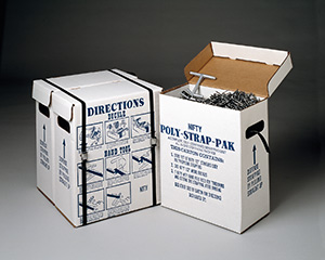 Poly Strap Kit, 1/2&quot;x3000&#39; Plastic Strap,300 Metal