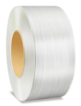 Plastic Strapping Machine  Grade 1/4&quot;X18,000&#39; 8X8 White 