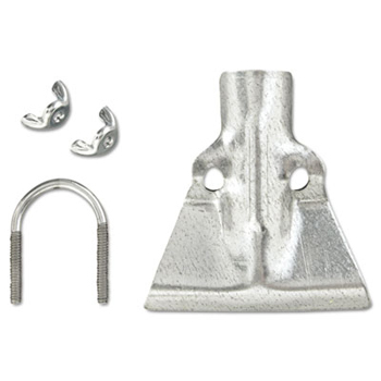 Clamp Broom Brace Fits 18-48&quot; Floor Brooms (w/wingnut &amp;
