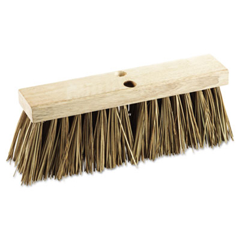 Street Broom 16&quot;x6.25&quot; Palmyra 12/CASE