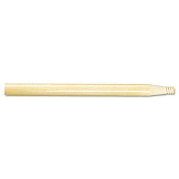 60&quot; Wood Threaded End Broom Handle, Lacquered Wood