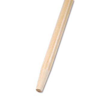 Tapered End Broom Handle, Lacquered Hardwood, 1 1/8